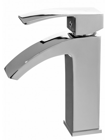 Design Moderne Einhandmischer Wasserhahn Waschbecken Armatur REA ZEN BLACK 40,5 