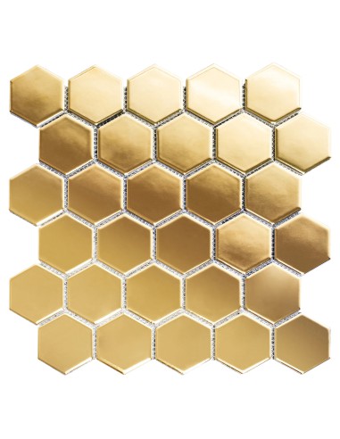 Mozaika Hexagon 322153  Złota