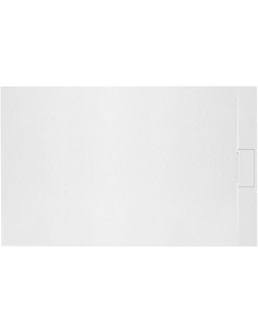 Brodzik Prysznicowy Bazalt White 80 x 100 cm Biały