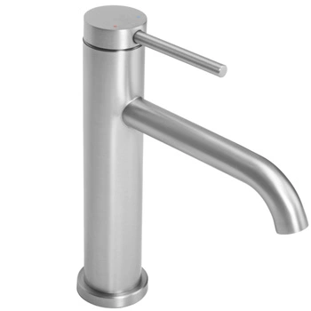 Bateria Umywalkowa Clif Niska Nikiel Szczotkowany