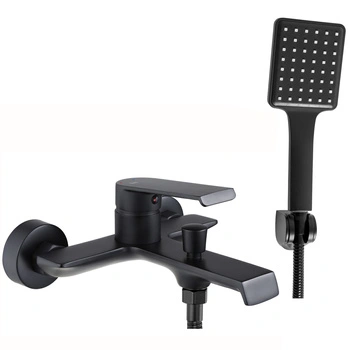 Bateria Wannowa Ścienna Hass Czarna