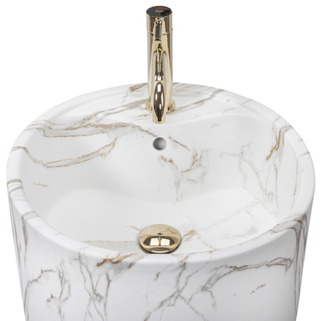 Umywalka Wolnostojąca Ceramiczna Anya Lava Mat