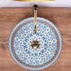 Umywalka Nablatowa Arte 40 Blue