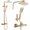 Zestaw Natryskowy Tom Gold Złoty Termostat