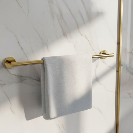 Komplet Wieszaków Łazienkowych Grid Złoty