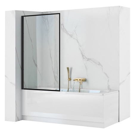 Parawan Nawannowy Czarny 80 cm LAGOS FIX