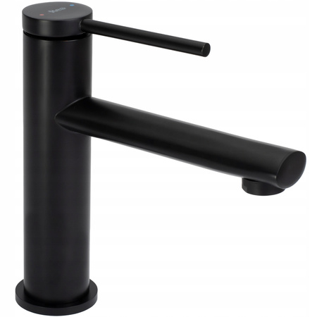 Bateria Umywalkowa Oval Czarna Niska