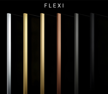 Ścianka Prysznicowa Flexi Czarny Mat