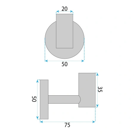 Wieszak 5705 Galo Brush Nickle