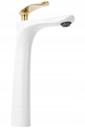 Bateria Umywalkowa Orbit White Gold Wysoka