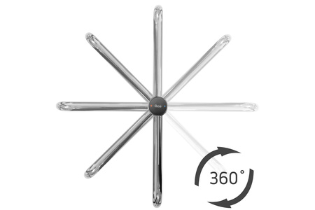 Bateria Umywalkowa Lugano Slim Czarna Wysoka