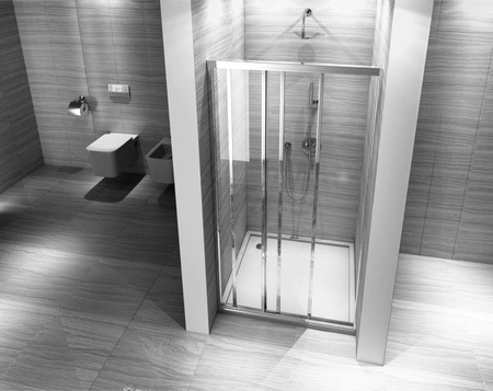 Drzwi Prysznicowe Przesuwne Alex Chrom