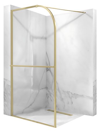 Ścianka Prysznicowa Sky Złoto Szczotkowane