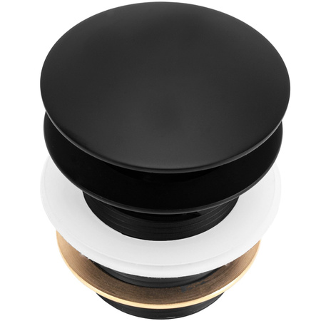 Korek Wannowy Uniwersalny Klik-Klak Czarny