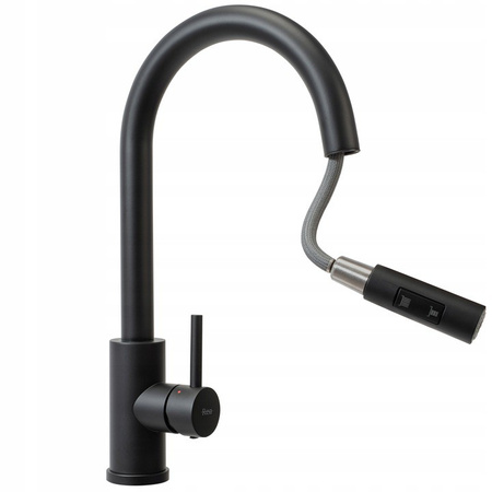 Bateria Kuchenna Fresh Black Matt Wylewka