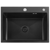 Zlewozmywak Kuchenny Liam Czarny + Syfon