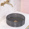 Umywalka Nablatowa Szklana Cristal 35 Black