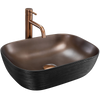 Umywalka Nablatowa Belinda Copper Brush Black