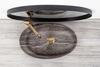 Umywalka Nablatowa Roxy A Stone Dark Grey