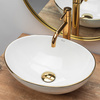 Umywalka Nablatowa Sofia Gold Edge