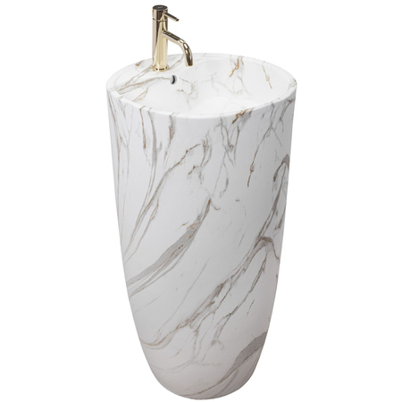 Umywalka Wolnostojąca Ceramiczna Anya Lava Mat