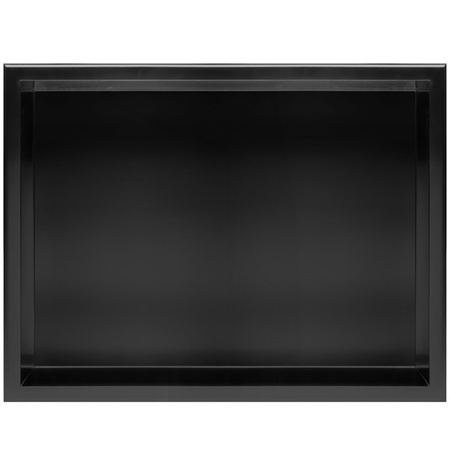 Półka Wnękowa Łazienkowa 30x45 Czarny Mat