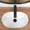 Umywalka Nablatowa Royal Mini Black White