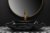 Umywalka Nablatowa Infinity Black + Korek