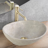 Umywalka Nablatowa Sofia Beige Matt