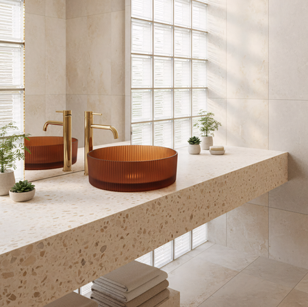 Umywalka Nablatowa Suri 36 Brown