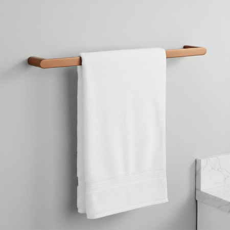 Komplet Wieszaków Łazienkowych 4 Elementy Mati Miedź Szczotkowana