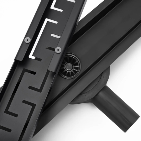 Odpływ Liniowy Greek Pro Czarny Mat