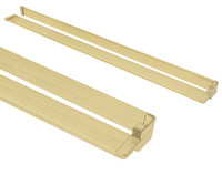 Półka Z Wieszakiem Na Ręczniki Evo Gold Złota Szczotkowana