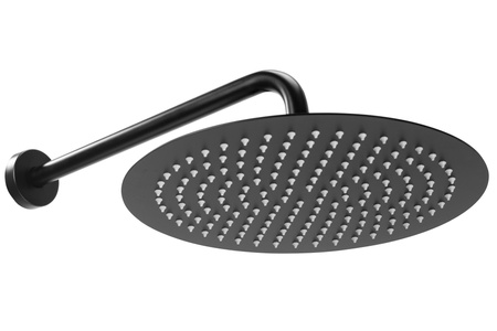 Zestaw Natryskowy Podtynkowy Lungo Black Z Termostatem Czarny