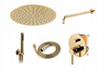 Zestaw Natryskowy Podtynkowy Lungo Złoty