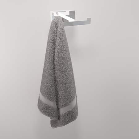 Wieszak Łazienkowy Dwuramienny Oste Chrome