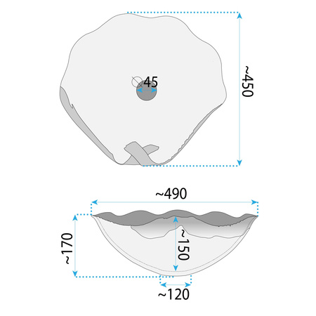 Umywalka Nablatowa Handmade Art 22