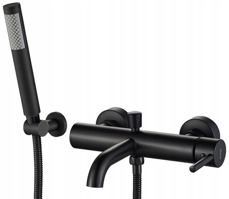 Bateria Wannowa Ścienna Lungo Czarna