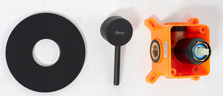 Czarny Zestaw Natryskowy Lugano Black