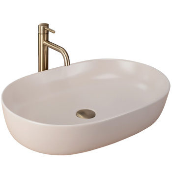 Umywalka Nablatowa Cleo 61 Beige Mat