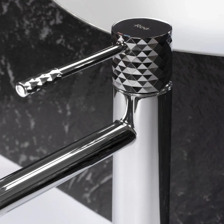 Bateria Umywalkowa Rea Lungo Diamond Chrom Wysoka