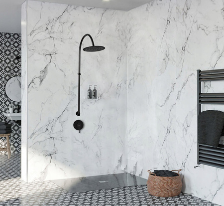 Czarny Zestaw Natryskowy Lugano Black