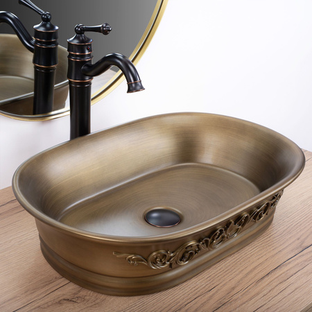 Umywalka Nablatowa Retro Wilma Rustic