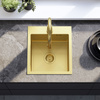 Zlewozmywak Kuchenny LEO 40 cm Złoto Szczotkowane + Syfon