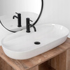 Umywalka Nablatowa Aura 81 White