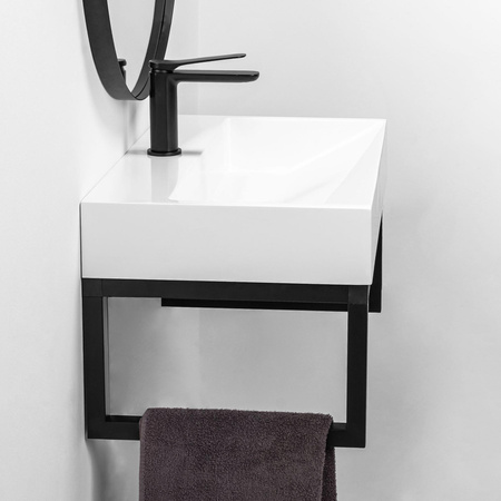 Umywalka Konglomeratowa Nablatowa Goya 50 cm + Stelaż