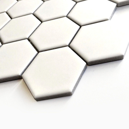 Mozaika Dekoracyjna Hexagon 133422 Biała