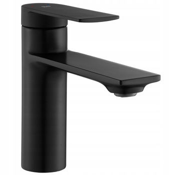 Bateria Umywalkowa Storm Black Czarna Niska
