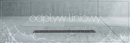 Odpływ Liniowy Greek Pro Czarny Mat