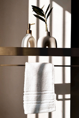 Półka Łazienkowa Wannowa SF01 45 cm Złota Szczotkowana